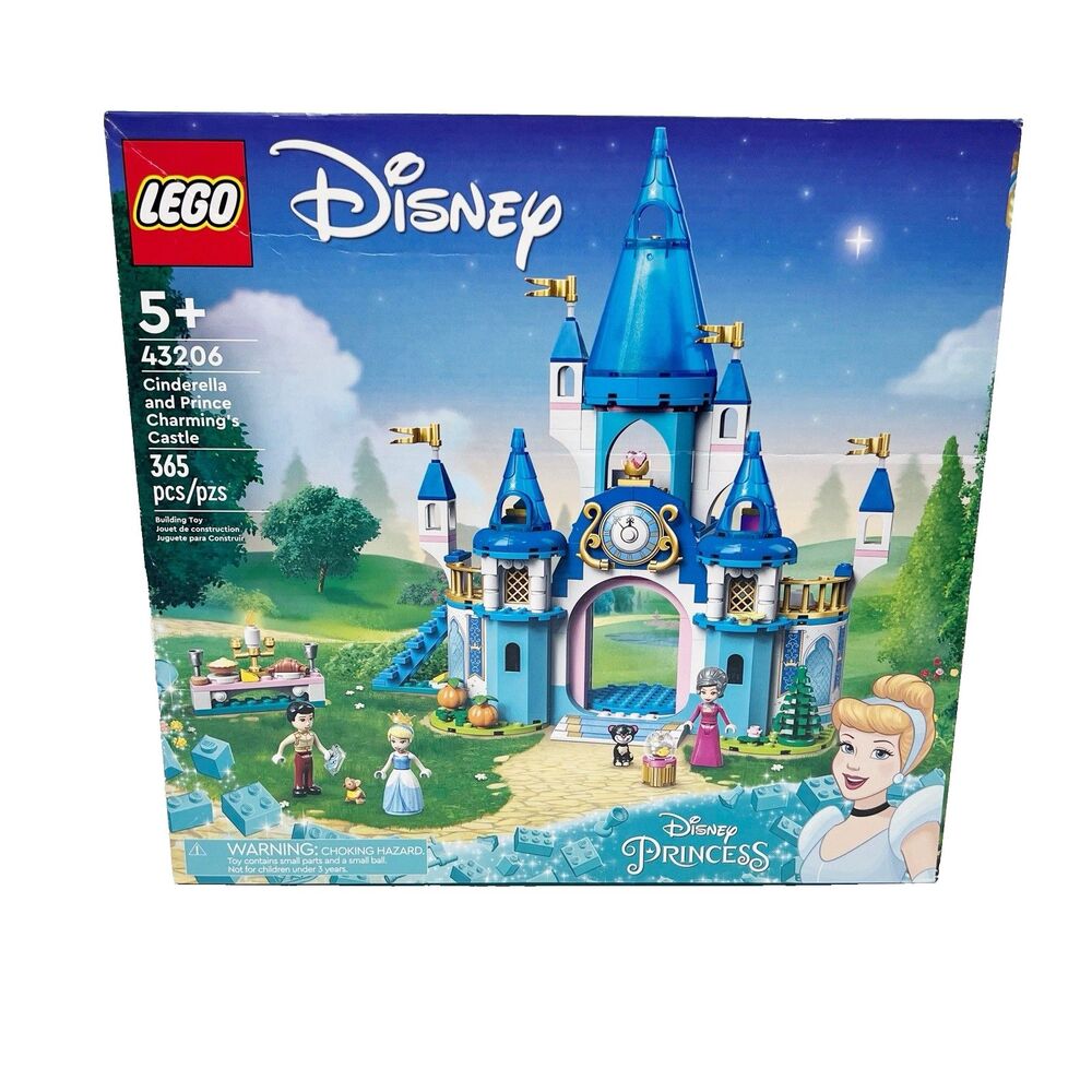 LEGO Disney Cinderella and Prince Charmings Castle 43206 NEW Sealed  *READ